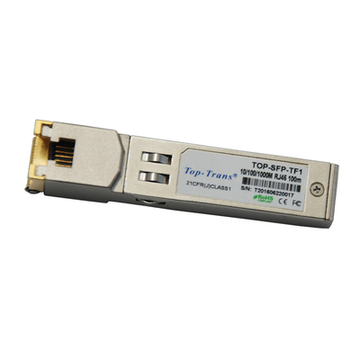Juniper SRX-SFP-1GE-T-ET Uyumlu Bakır RJ45 SFP 100m Cat5 Dönüştürücü Modülü