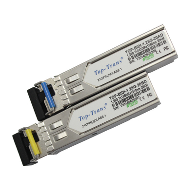 Cisco GLC-BX-20U 1.25G BIDI SFP 1310nm 1550nm 20km SMF Tek Yönlü LC Alıcı-Verici