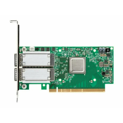 Mellanox ConnectX-6 25GbE Çift Portlu SFP28 PCIe 4.0 X 8 Yeni Ağ Adaptörü Kartı, Yüksek Bracket Ethernet Arayüzü PCIe4.0