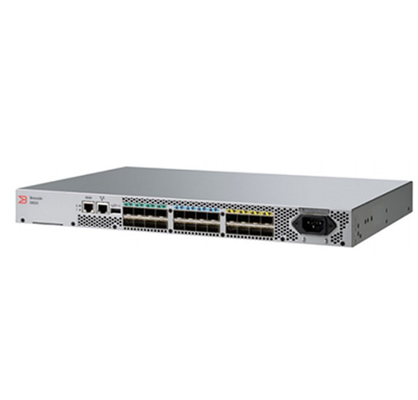 Brocade G610 Fiber Kanal Depolama Anahtarı 32G SFP+ 1U Rafa Monte SAN Anahtarı