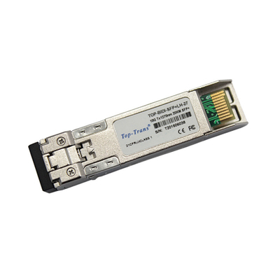 Rohs 20km 10G SFP Modülü Çalışırken Takılabilir 1.5W Düşük Tüketim