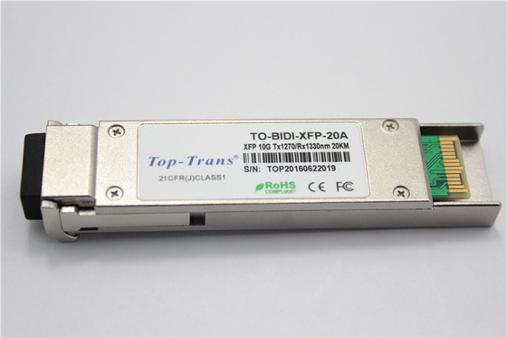 20Km 10G SFP Modülü 1270nm 1330nm 10GBASE-BX XFP MSA RoHS