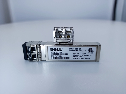 25 Gb/S 850nm SFP+ Orijinal SFP Modülü DELL FTLF8536P4BNL-E5