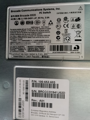 16 Gb SFP+ 8 Etkin Bağlantı Noktalı Brocade SAN Anahtarı DELL EMC Connectrix DS 6505B