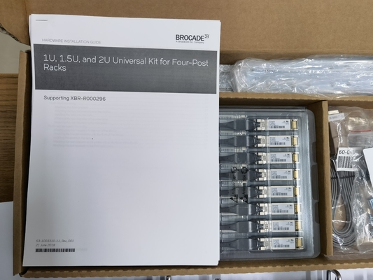 32Gbps G620 Brocade SAN Anahtarı 48 Bağlantı Noktalı Fiber Kanal Anahtarı Rafa Monte Edilebilir