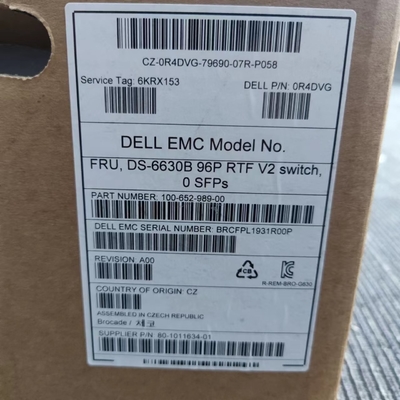 DS-6630B DELL EMC CONNECTRIX 32GB FC SWITCH 128 Bağlantı Noktası 48 Bağlantı Noktası Tabanı