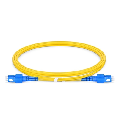 10m SC UPC - SC UPC Yama Kablosu Dubleks 3.0mm OFNR 9/125 Tek Mod