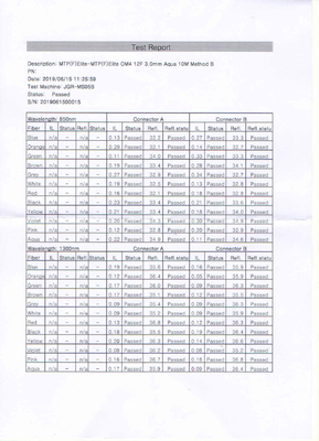 B Tipi Plenum MTP'den MTP Fiber Patch Kablosuna 10M 8 Fiber OM4 Çok Modlu