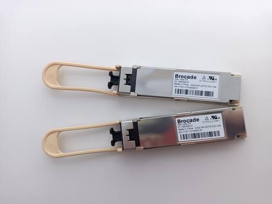 Brocade Gen6 FC32-64 FC SFP Alıcı-Verici 57-1000326-01 4x25GbE 100GBASE-SR4