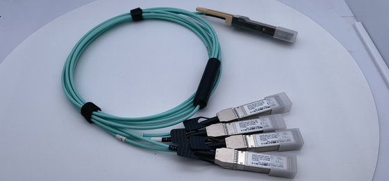 Cisco QSFP-4X10G-AOC3M Uyumlu Breakout Aktif Optik Kablo 40G QSFP+ - 4x10G SFP+ 3M