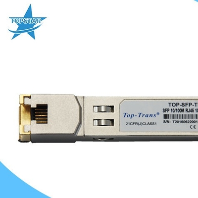 100m 10/100Base Bakır SFP Alıcı-Verici Rj45 Konnektör ROHS