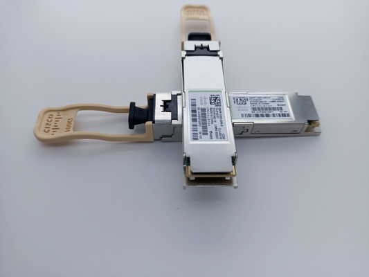 Cisco QSFP-100G-SR4-S 10-3142-01 QSFP28 100G SR4 100m OM4 MMF MPO-12 konektörlü Optik Modül