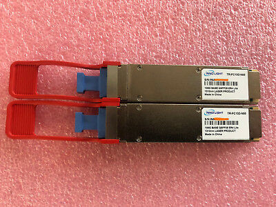 InnoLight 100Gb/s QSFP28 ER4 Lite Çift Hız Optik Alıcı-Verici TR-FC13D-NSN