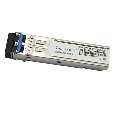 1.25G DWDM SFP Optik Alıcı-Verici 120km Düşük Güç Dağıtım Ağı Çözümü