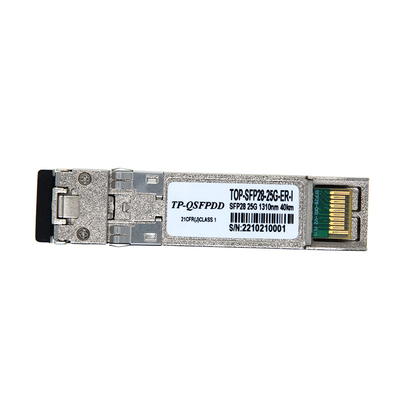 Üst Trans MSA ve TAA 25GBase-ER SFP28 Telsiz SMF 1310nm 40km LC DOM