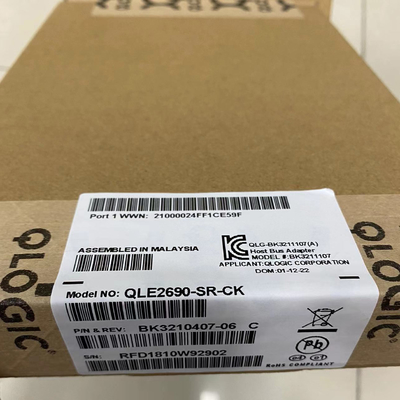 Qlogic QLE2690 16 Gb Tek Bağlantı Noktalı FC HBA Adaptörü PCIe Gen3 X8 SR LC Çok Modlu Optik