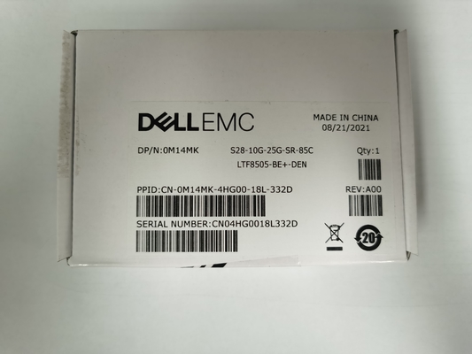 Dell EMC S28-10G-25G-SR-85C LTF8505-BE+-DEN 0M14MK Optik Alıcı Modülü