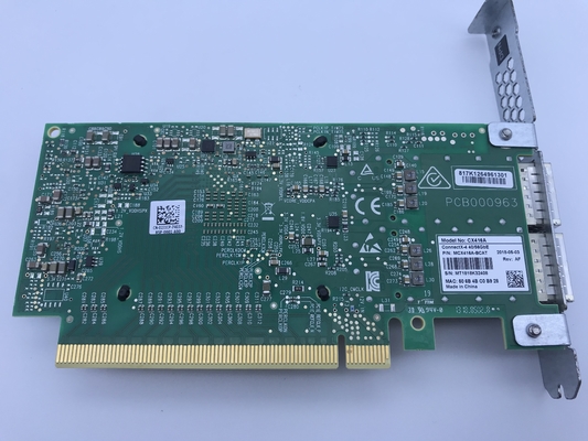 Mellanox MCX416A-BCAT 40/56GbE Çift Bağlantı Noktalı QSFP28 Adaptörü PCIe3.0 X16