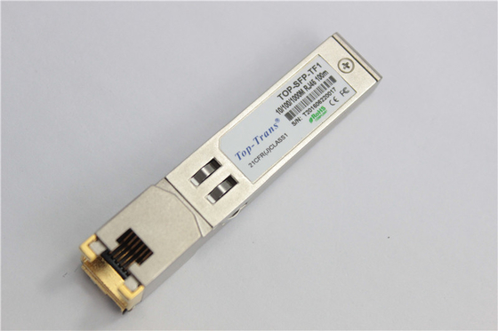 Juniper SRX-SFP-1GE-T-ET Uyumlu Bakır RJ45 SFP 100m Cat5 Dönüştürücü Modülü
