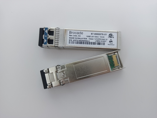 Brocade 57-0000076-01 FC SFP Alıcı-Verici XBR-000182 10GBASE-LR SFP+ 1310nm 10G LWL Optik Modül