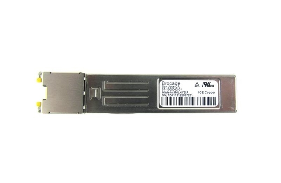 Brocade 57-1000042-01 XBR-000190 SFP Alıcı-Verici 1G Bakır 1000BSAE-T RJ45 Optik Modül
