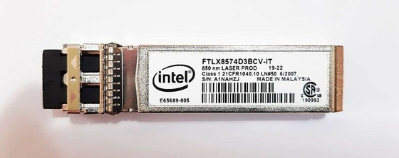 Intel FTLX8574D3BCV-IT 1G/10G 850nm Çok Modlu Datacom SFP+ Optik Alıcı Modülü