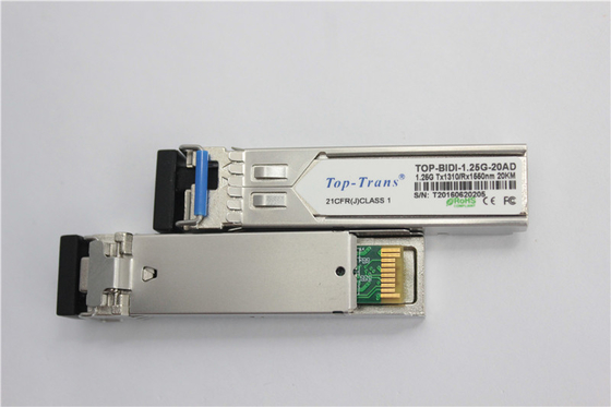 Cisco GLC-BX-20U 1.25G BIDI SFP 1310nm 1550nm 20km SMF Tek Yönlü LC Alıcı-Verici