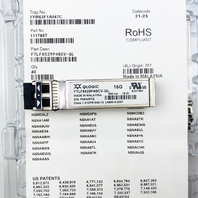 16GB Fiber Kanal 850nm SFP+ Optik Alıcı Modülü Qlogic FTLF8529P4BCV-QL
