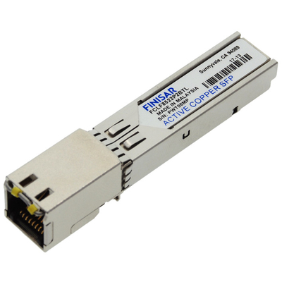 Finisar FCLF8522P2BTL Bakır SFP Alıcı RJ45 850nm 300m 1000BASE-T RoHS Uyumlu