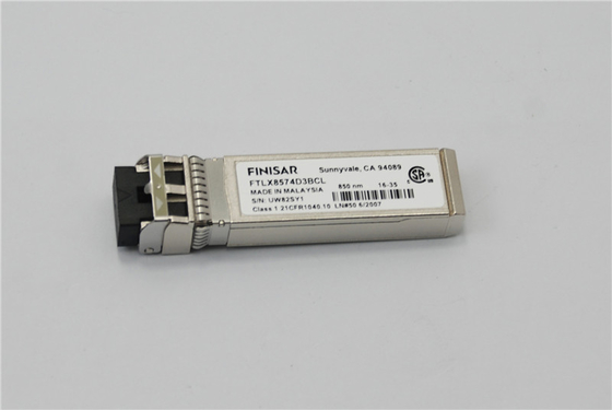Finisar FTLX8571D3BCL 10Gb/s 850nm Multimode Datacom SFP+ Optik Alıcı Modülü