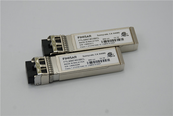 Finisar FTLX8571D3BCL 10Gb/s 850nm Multimode Datacom SFP+ Optik Alıcı Modülü