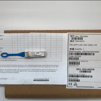 Brocade 57-1000332-01 XBR-000238 32G 1310nm 10km SFP+ Fiber Optic Modülü FC Bağlantısı ile