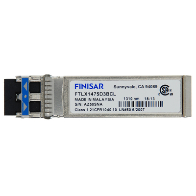 Orijinal Finisar FTLX1475D3BCL-FC RoHS-6 Uyumlu 10Gb/S 10km 1310nm SMF Datacom SFP+ Alıcı