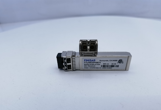 Orijinal Finisar FTLF8532P4BCV Optik Modülü 32G 850nm Kısa Dalga Uzunluğu SFP+ Alıcı