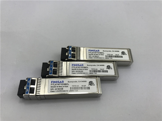 Orijinal Finisar FTLX1471D3BCV Modülü 10G Çift Hızı10km SFP+ 10km SFP+ Optik Alıcı