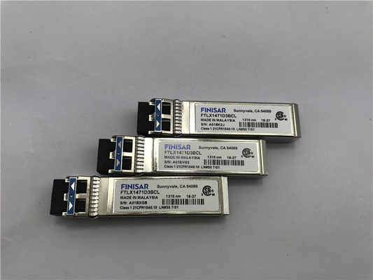 Orijinal Finisar FTLX1471D3BCV Modülü 10G Çift Hızı10km SFP+ 10km SFP+ Optik Alıcı