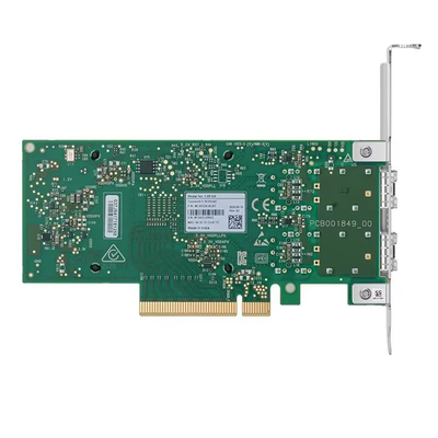 Mellanox MCX512A-ADAT ConnectX-5 Çift 25GbE SFP28 PCIe 4.0 X8 Adaptör Kartı Düşük Fiber için Yüksek Performanslı Fiber Optik Adaptör