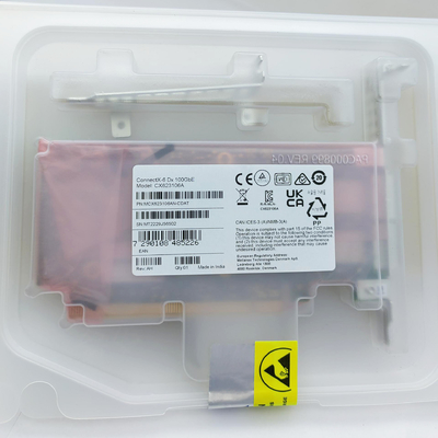 Mellanox ConnectX-6 Dx 100GbE Çift Portlu QSFP56 EN Adaptör Kartı PCIe Arabirimi Sunucu ve Bilgisayar için Sertifikalı Rohs Stokta