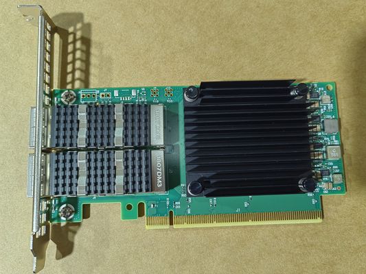 Mellanox MCX623106AC-CDAT Çift Portlu QSFP56 PCIe 4.0 X16 ConnectX-6 Dx EN Adaptör Kartı 100G Ethernet Ağ Ağ Kartları