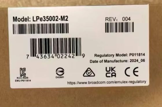 Broadcom LPE35002-M2 32G FC Çift Port Gen 7 Fiber Channel PCIe 4.0 X8 Ana Otobüs Adaptörü