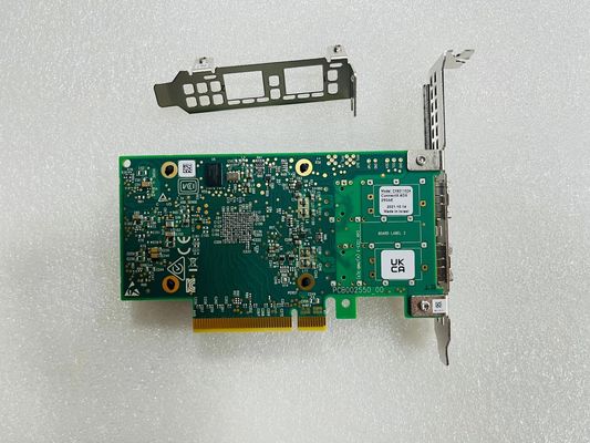 NVIDIA MCX621202AC-ADAT Kablosuz Adaptör Kartı Dahili Sunucu 25GbE Çift Portlu SFP28 PCI Express 4.0 X16 Stock