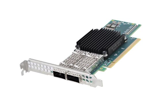 HP CX651105A Mellanox Connect- 6 VPI 100Gigabit Optik Fiber PCI 3.0 X16 Ethernet Kart Ağı Adaptörü için