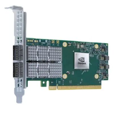 NVIDIA Connect-6 VPI Serisi MCX654106A-HCAT Ethernet Ağ Arabirimi Kartı PCIe 3.0x16 Çift Port 200Gb/s QSFP56 Sunucu