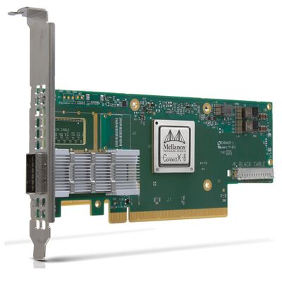 NVIDIA Connect-6 VPI Serisi MCX654106A-HCAT Ethernet Ağ Arabirimi Kartı PCIe 3.0x16 Çift Port 200Gb/s QSFP56 Sunucu