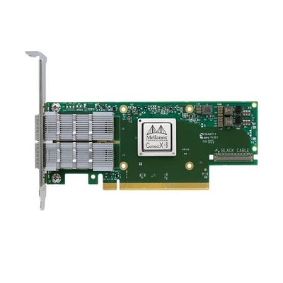 Yeni Mellanox MCX654106A-ECAT Connect-6 Çift Portlu QSFP56 100GbE Kablolu Ağ Kartı Veri Merkezi PCIe Dahili Sunucu Stoğu