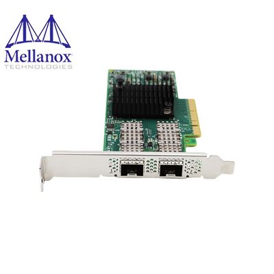 Mellanox MCX654106A-ECAT Connect-6 Çift Portlu QSFP56 100GbE Kablolu Ağ Kartı Veri Merkezi Dahili Sunucu PCIe Stok