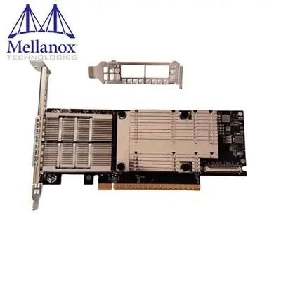 For Mellanox MCX755106AC-HEAT ConnectX-7 Adapter NDR 400 Gb/s Dual-port QSFP112 InfiniBand Network Card