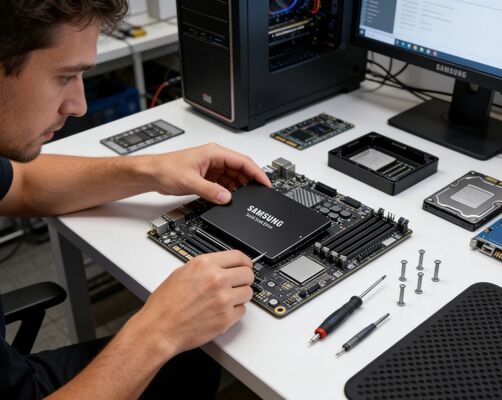 Samsung MZQLB7T6HALA-00W07 7.68TB PCIe 3.0 NVMe U.2 Kurumsal SSD Sunucu Veri Merkezi İçin