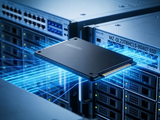 Asıl Samsung 3.84TB U.2 SSD MZQL23T8HCLS-00A07 PCIe 4.0 NVMe TLC Kurumsal SSD sunucu bulut depolama için