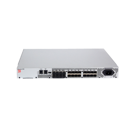 Brocade G610 Fiber Kanal Depolama Anahtarı 32G SFP+ 1U Rafa Monte SAN Anahtarı
